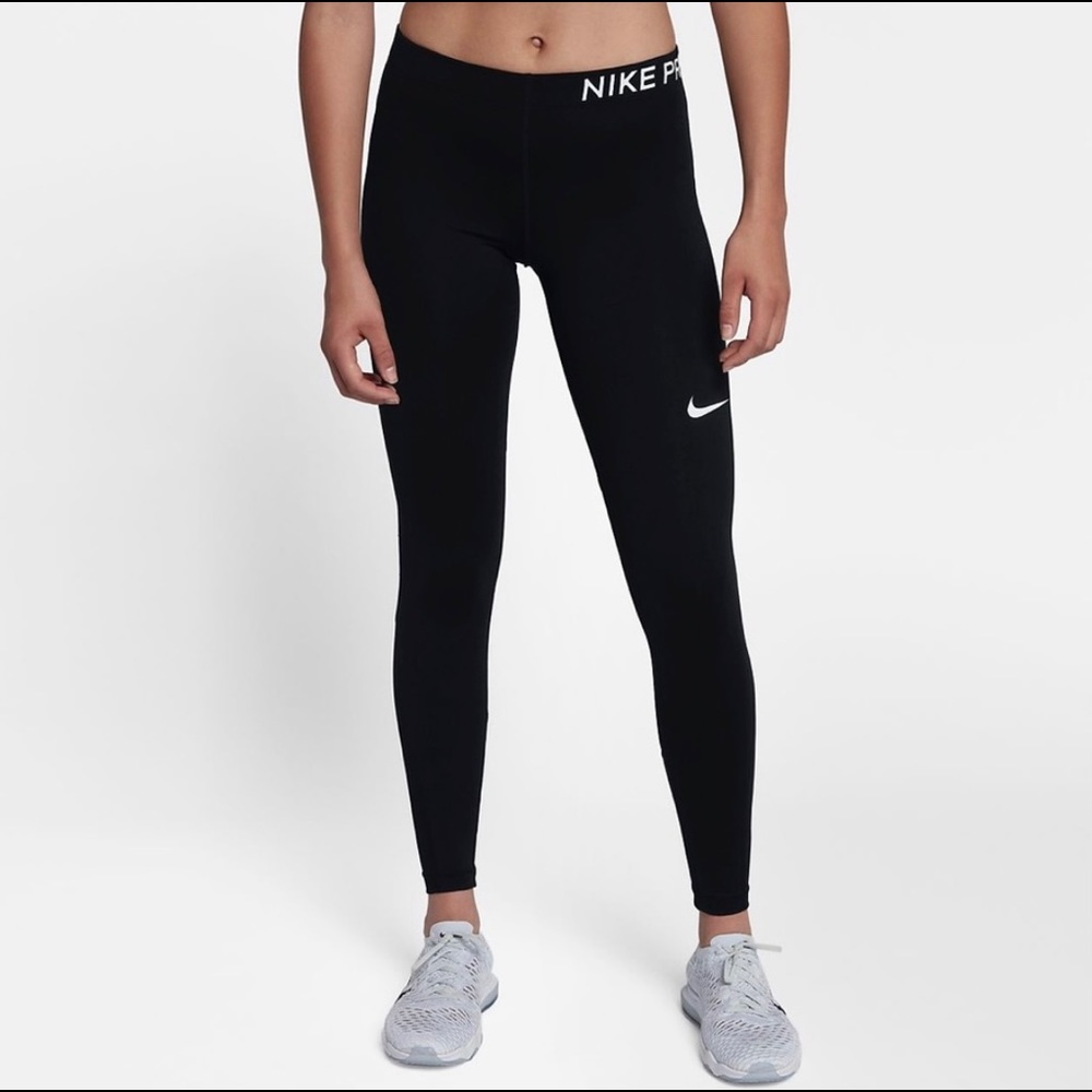 Nike Pro Black Leggings Size Medium